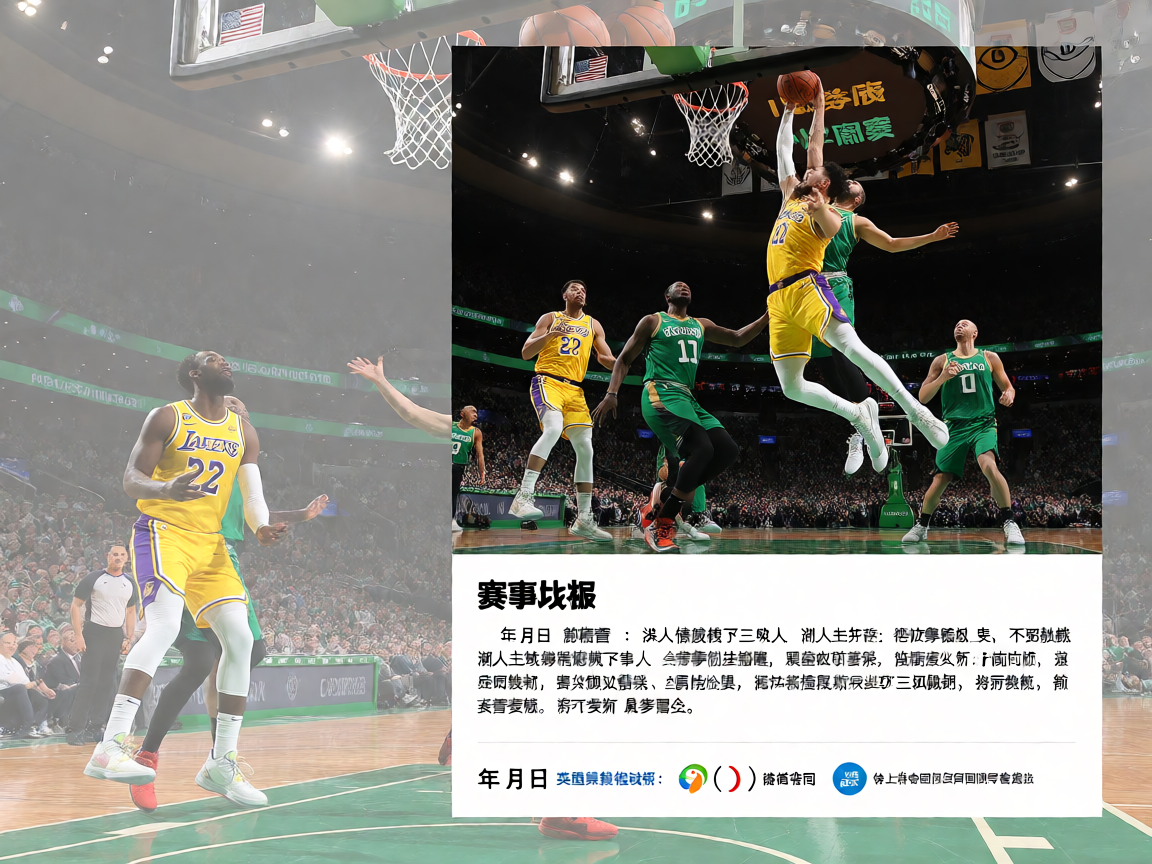 NBA常规赛精彩扣篮瞬间，球员空中对抗